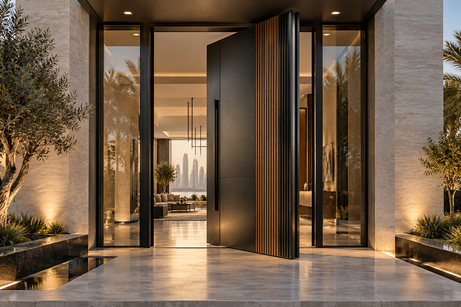 أبواب البيفوت (Pivot Doors)